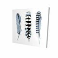 Fondo 16 x 16 in. Delicate Feathers-Print on Canvas FO2791350